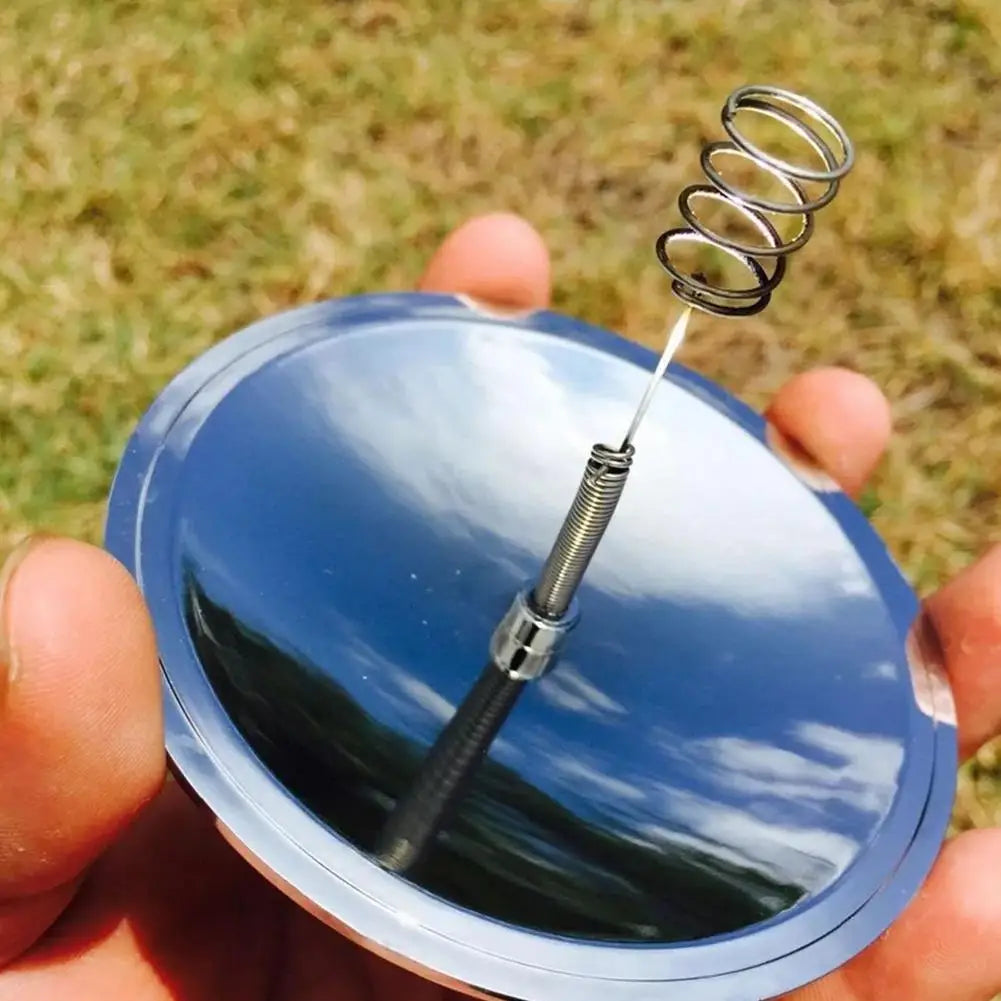 Outdoor Solar Lighter Camping Survival Fire Waterproof & Windproof Outdoor Emergency Tool Gear Accessories