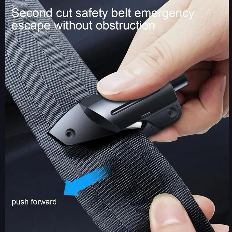 Portable 2 In 1 Car Window Breaker Multifunctional Seatbelt Cutter Emergency Escape Tool Lifesaving Hammer Auto Rescue Tool