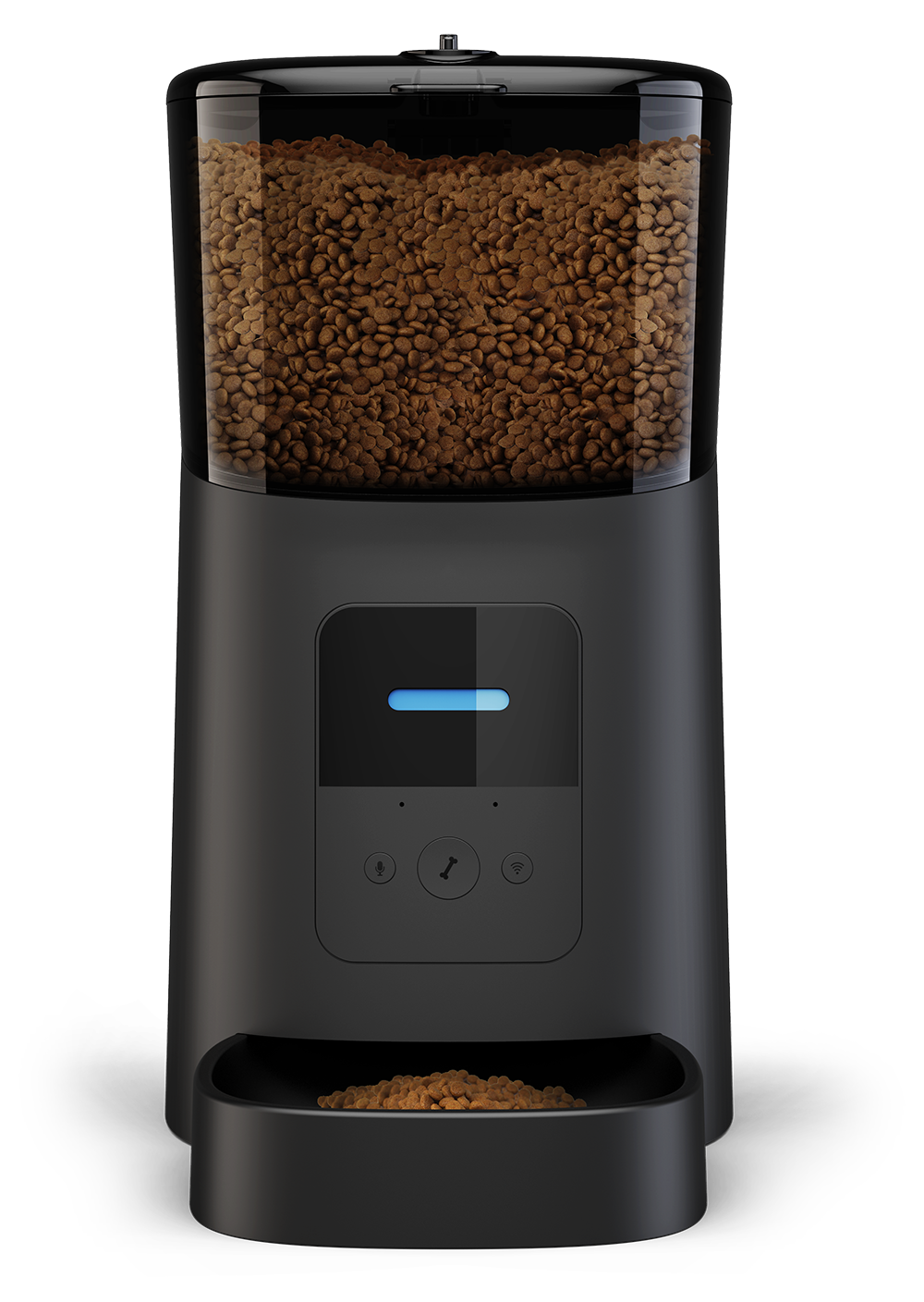 Smart Feed Automatic Dog and Cat Feeder Wi-Fi Enabled Pet Feeder Smartphone App for iPhone Voice Recorder and Programmable feed