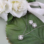 New Radiant Heart Series: Pendant w/ Earrings