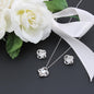 New Radiant Heart Series: Pendant w/ Earrings