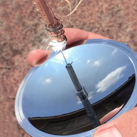 Outdoor Solar Lighter Camping Survival Fire Waterproof & Windproof Outdoor Emergency Tool Gear Accessories
