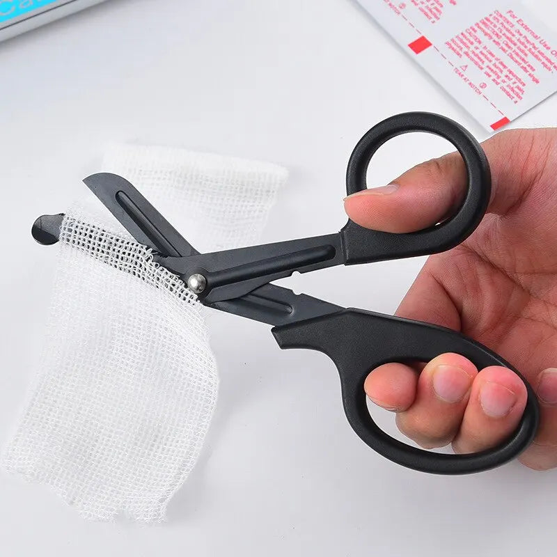 Paramedic Medical Rescue Tools Trauma Gauze Emergency First Aid Scissors Outdoor Utility Wilderness Survival Camp Bandage Care