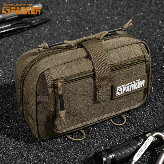 Military EDC Tactical Bag Waist Pack Hunting Vest Emergency Tools Pack Outdoor Tool Accessories Kit Camping Survival Pouch