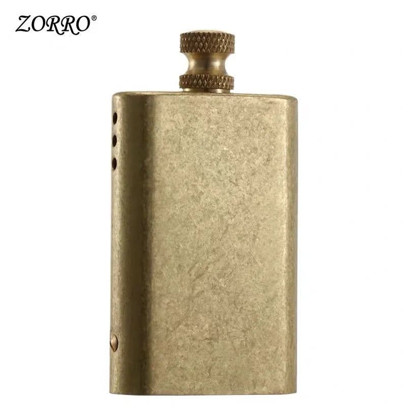 New Retro Zorro Pure Copper Match Kerosene Lighter Pull-out Ignition Lighter Cigarette Tool Men's Gift Outdoor Ignition Tool