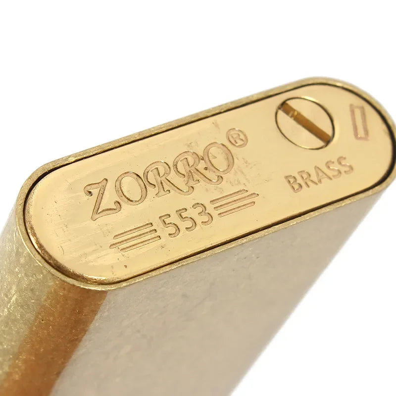 New Retro Zorro Pure Copper Match Kerosene Lighter Pull-out Ignition Lighter Cigarette Tool Men's Gift Outdoor Ignition Tool