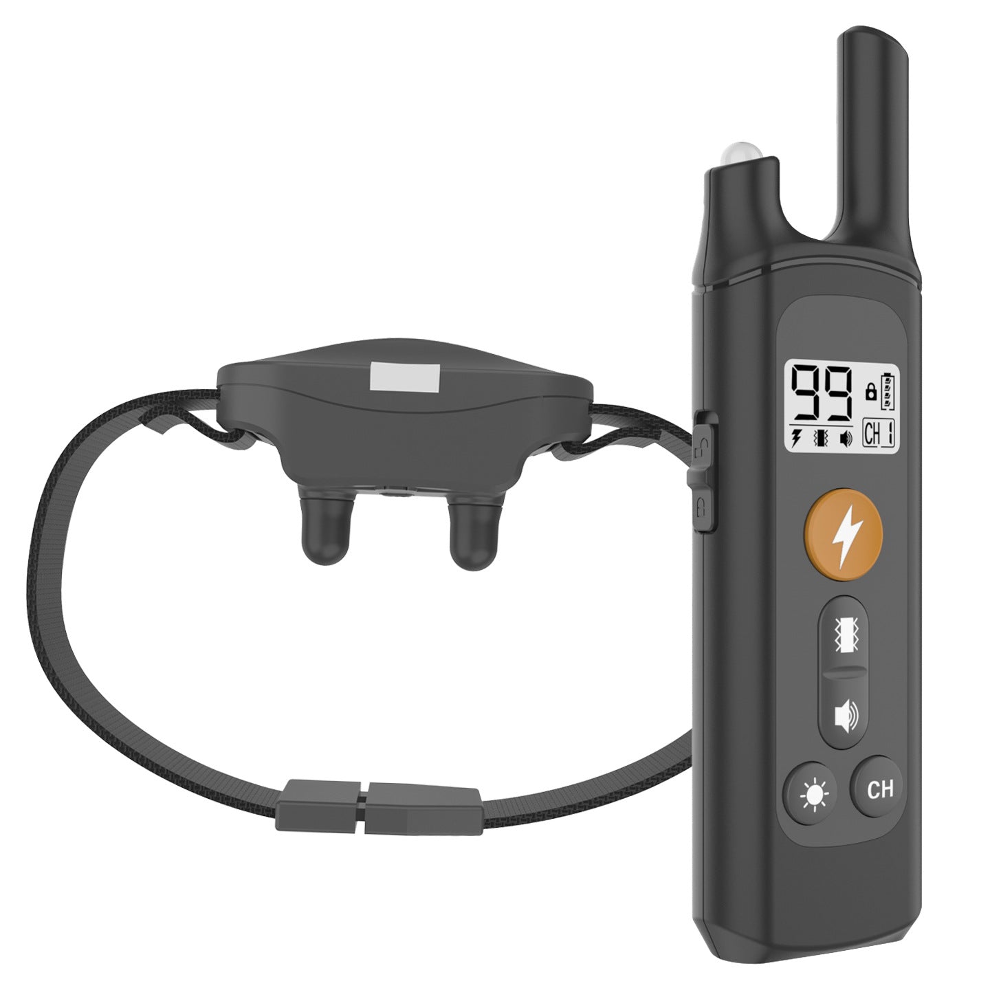 New Remote Control Dog Trainer - Bark Stop - Electronic Shock Collar - Rechargeable & Waterproof Pet Collar