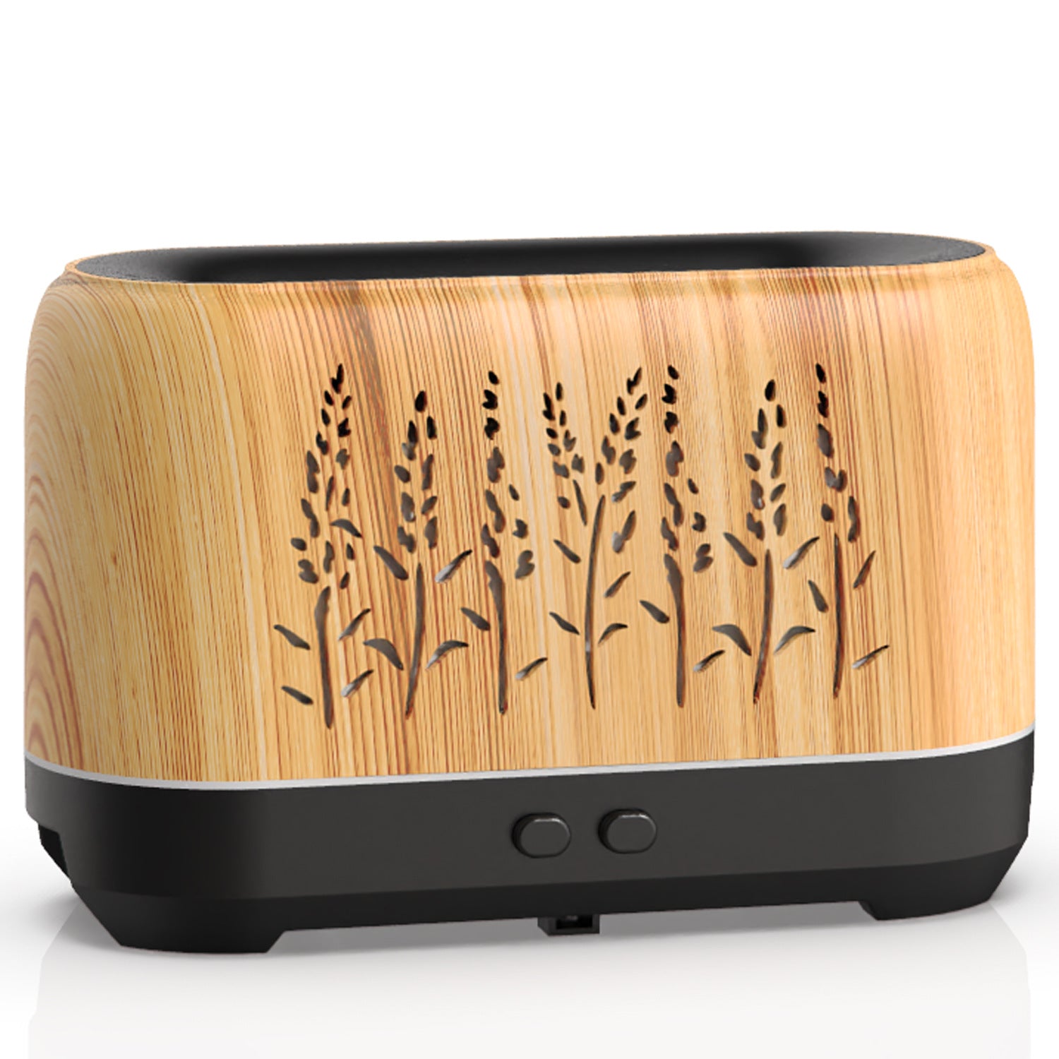 Wood Grain Aroma Diffuser - Flame Humidifier - Small Aroma Diffuser - LiveLaughlove