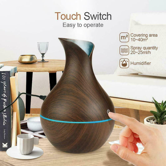 Ultrasonic Humidifier Oil Diffuser Air Purifier Aromatherapy with LED Lights - LiveLaughlove