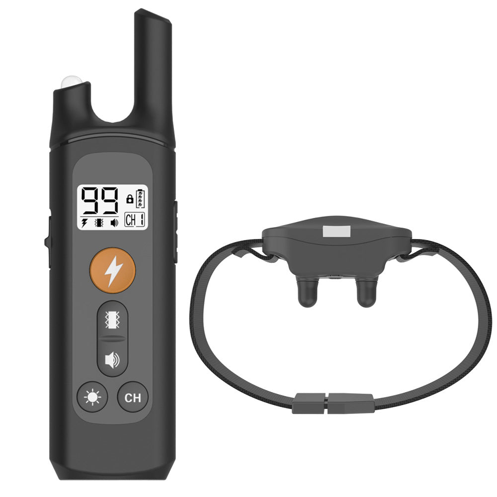 New Remote Control Dog Trainer - Bark Stop - Electronic Shock Collar - Rechargeable & Waterproof Pet Collar
