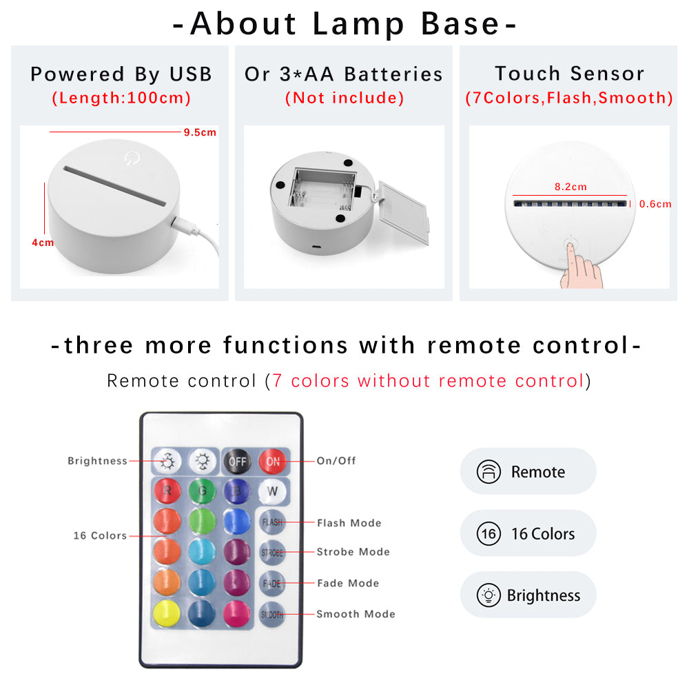 Transparent Luminous Acrylic Note Board 3d Night Light Can Be Erased And Written On The Computer Side Ins Night Light Message Board Memo - LiveLaughlove