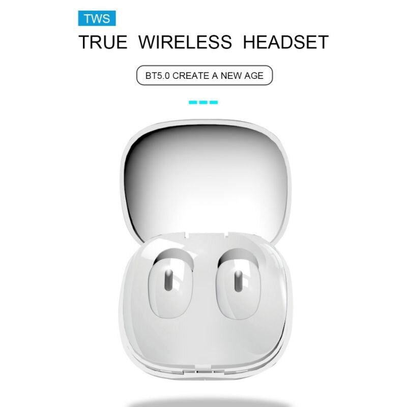 T2 Mini Bluetooth 5.0 Earphone Wireless Headphones for phone True Wireless Stereo Mini Earbuds HIFI 6MM Dynamic Unit With charging box