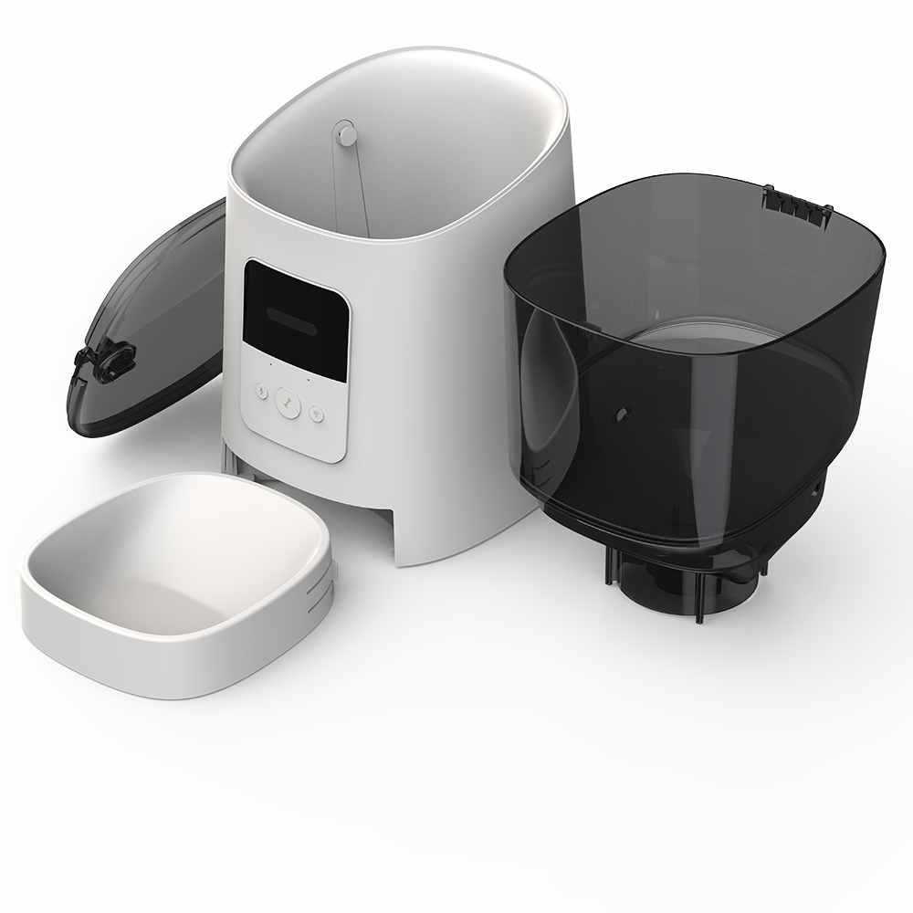 Smart Feed Automatic Dog and Cat Feeder Wi-Fi Enabled Pet Feeder Smartphone App for iPhone  Voice Recorder and Programmable feed