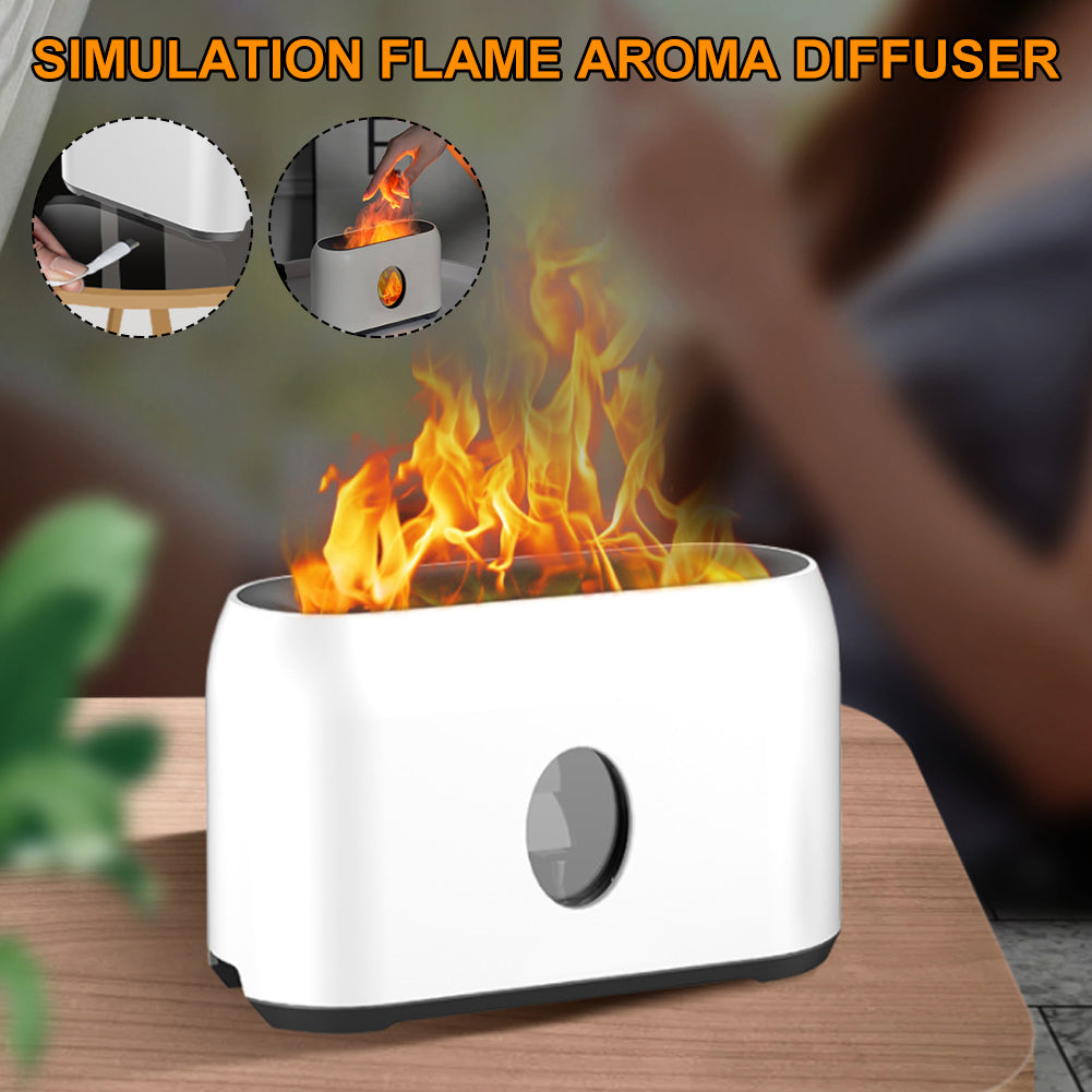 Simulation Flame Mute Aroma Diffuser Humidifier - LiveLaughlove