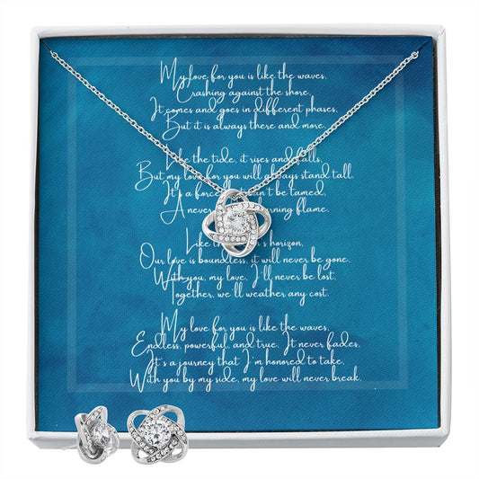 Radiant Heart Series: Love Knot Necklace